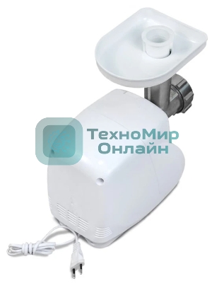 Мясорубка электрическая Ротор Классик-Р ЭМШ 35/300-1 белый, 1500 Вт, 0.6 кг/мин, реверс, насадки - 1