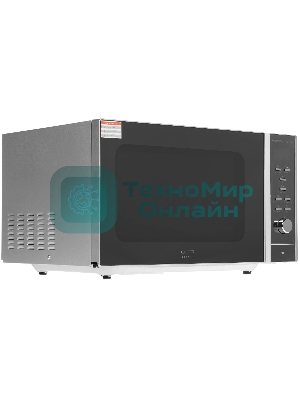 Микроволновая печь CASO MCG 30 Ceramic Chef серебристый, 30 л, 900 Вт, переключатели - кнопки, поворотный механизм