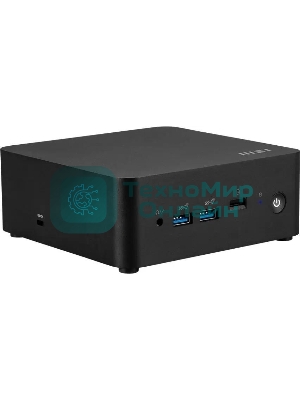Мини ПК MSI Cubi NUC 1M-053BRU Core 3 100U (1.2) Graphics CR noOS GbitEth WiFi BT 120W черный (936-B0B111-081)