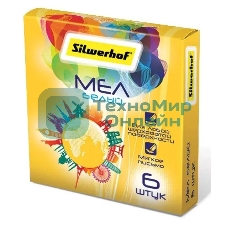Мел белый Silwerhof 882085-06 Солнечная коллекция (6шт) картонная коробка