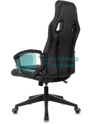 Кресло Zombie Arena черный, экокожа, 120 кг, механизм качания