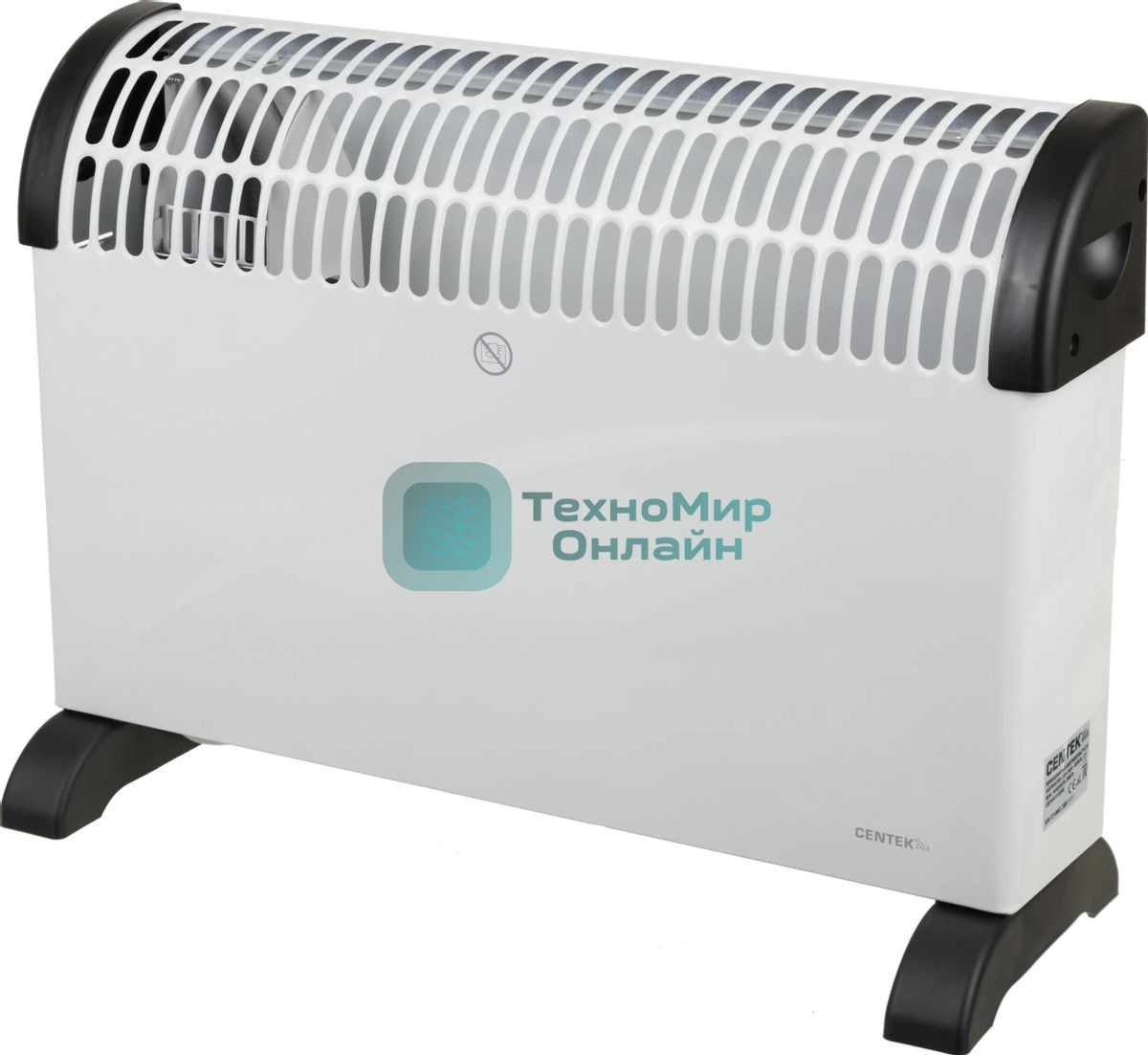 Конвектор Centek CT-6124 белый, 750/1250/2000 Вт, 20 м2, механический термостат