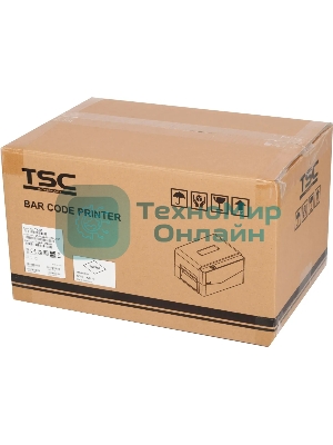Принтер этикеток TSC TE200 термоперенос и прямая термопечать, 203 dpi, 152 мм/сек, USB, черный