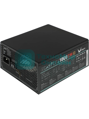 Блок питания Aerocool/Formula KCAS PLUS 1000GM V2 RTL (ACPG-KPK0FEC.12), 1000Вт, 80 PLUS Gold, 140мм, модульный, черный