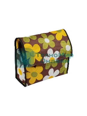 Сумка-тележка складная Рыжий кот ATB-03 Ромашки, 61*32*13 см