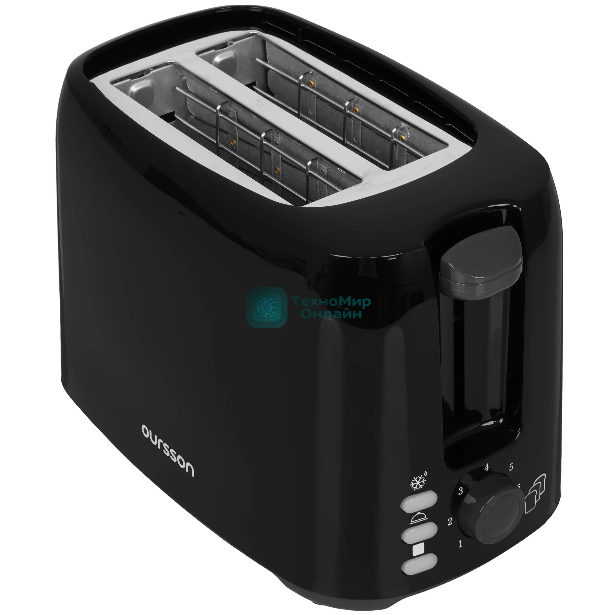 Тостер OURSSON TS2114/BL черный