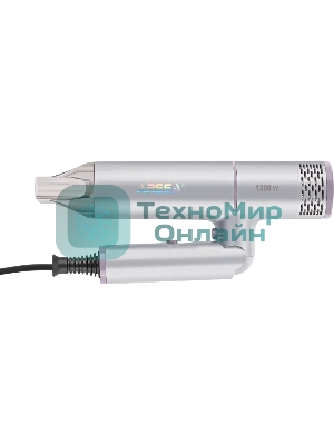 Фен Aresa AR-3230 серебристый, 1250 Вт, компактный