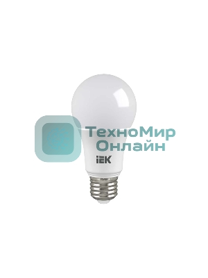Лампа cветодиодная IEK LLE-A60-13-230-30-E27 ECO A60 шар 13Вт 230В 3000К E27