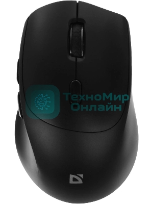 Мышь беспроводная Defender Effect X MS-095 черный, 1600 dpi, радиоканал, USB, кнопки - 6