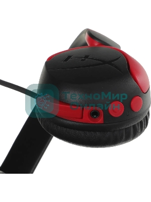 Наушники с микрофоном HyperX Cloud Mini черный/красный накладные BT оголовье (7G8F1AA)