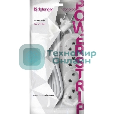 Удлинитель без заземления Defender B240 10 А, 7 м, без заземления