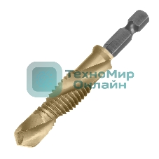 Сверло-метчик Denzel М12 х 1,75 мм, Р6М5