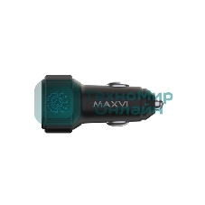 Автомобильное зарядное устройство Maxvi CCM-MS605PD 66W 6A (2xType-C, QC3.0 PD3.0) черный