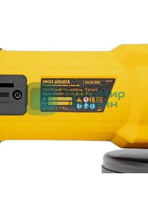 Машина шлифовальная угловая Denzel AGL180-2000, 2000 Вт, 180 мм, 8500 об/мин