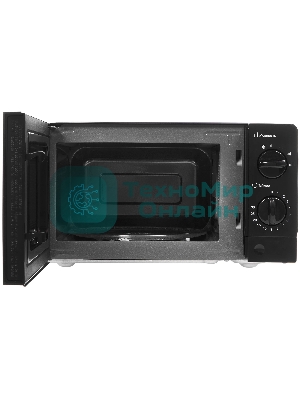 Микроволновая печь ECON ECO-2031M черный, 20 л, 700 Вт, переключатели - поворотный механизм
