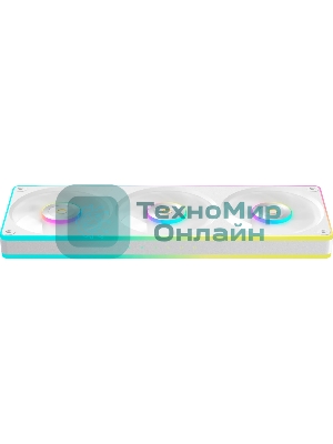 Вентилятор для корпуса Ocypus Sigma F36 WH ARGB, 3x120x120x25mm, 4-PIN PWM, 500-2200 RPM, 36 DBA MAX, FLUID DYNAMIC BEARING