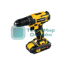Дрель-шуруповерт аккумуляторная STEHER CD-160-1, Аккумуляторная, 16В, Кейс