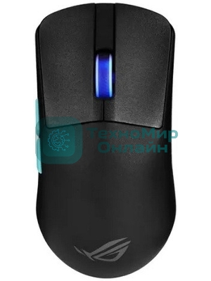 Мышь беспроводная/проводная ASUS ROG Harpe Ace Aim Lab Edition черный, 36000 dpi, радиоканал, Bluetooth, USB, кнопки - 5