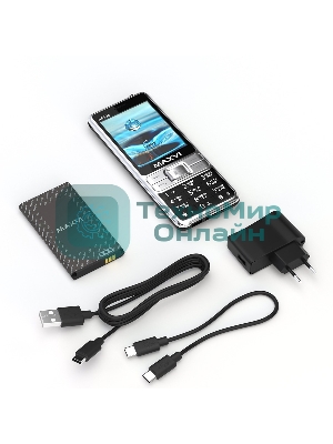 Мобильный телефон Maxvi X900c черный