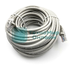 Патч-корд Buro UTP-5E-15M-G-LSZH UTP серый cat.5e RJ-45 (m)-RJ-45 (m) 15м