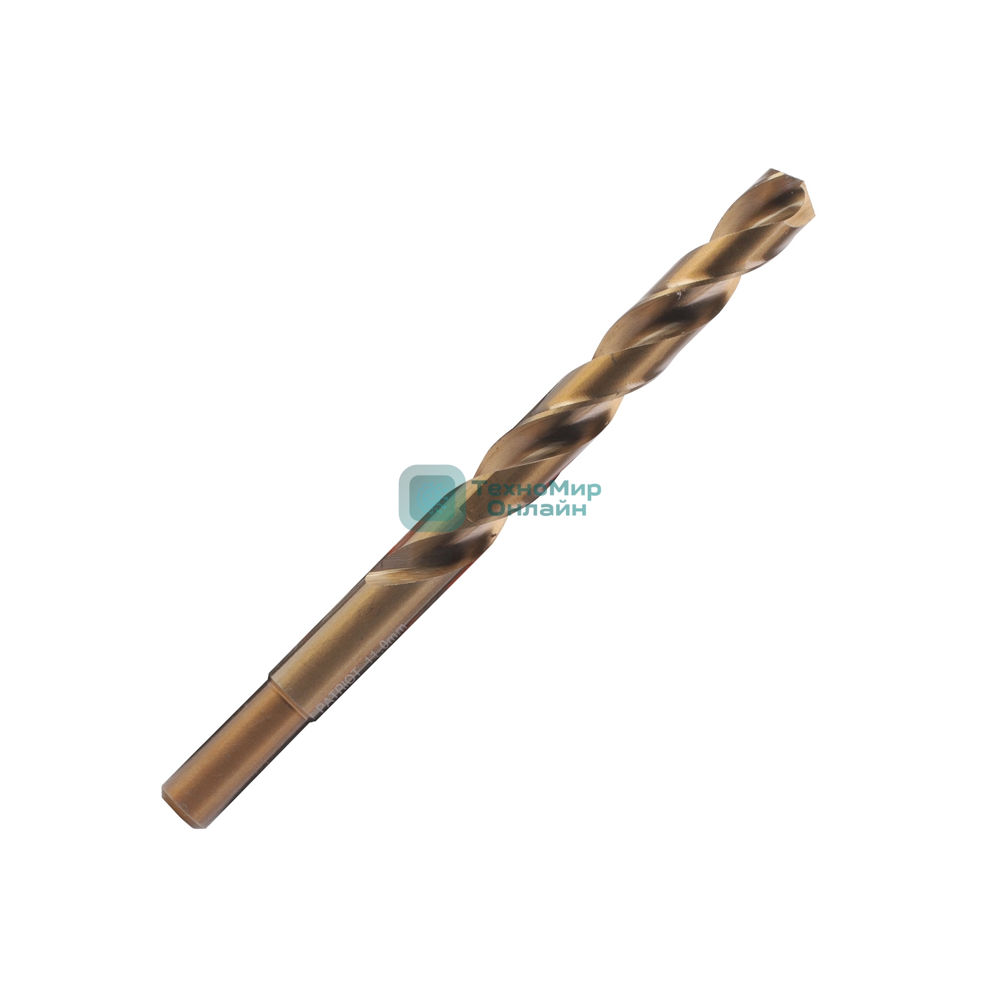 Сверло PATRIOT EXPERT по металлу, Р6М5К5, 11,0 мм, 1 шт в блистере