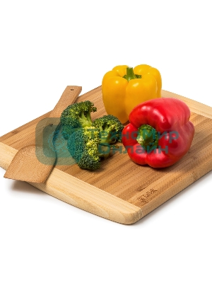 Доска разделочная TalleR TR-52204 с лопаткой, 29,5x34,5x1,9 см + 30,5 см