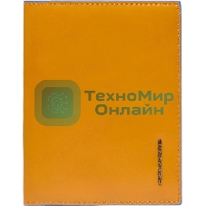 Обложка для паспорта Piquadro Blue Square PP1660B2/G желтый натур.кожа