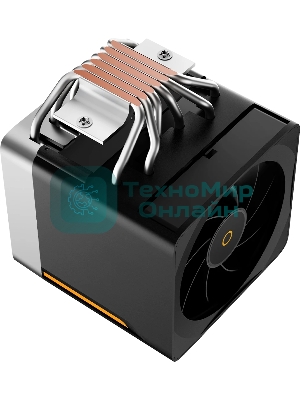 Кулер для процессора Ocypus Delta A62 EX BK Digital, 2x120мм ARGB FAN, Top Display Panel, 6 HEAT PIPES, 4-PIN PWM, 600-1800 RPM, 31DBA, HYDRO BEARING, LGA115X/1200/1700/18XX, AM4/AM5
