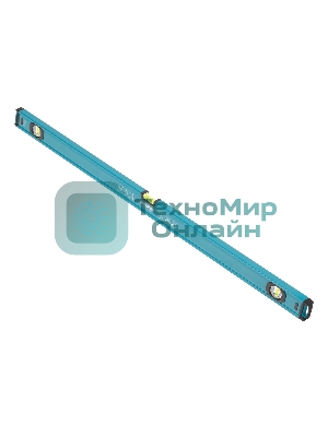 Уровень Gross 33653 алюминиевый, магнит., фрезерованный, 3 глазка, 0,5 мм/м, 1000 мм