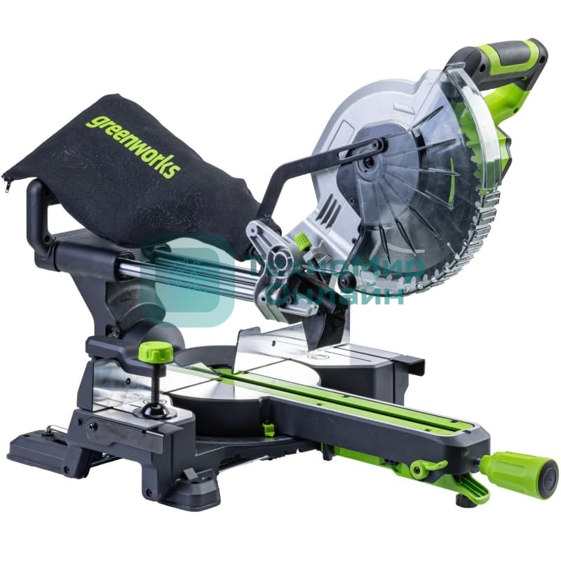 Торцовочная пила Greenworks GD24MS216 4800об/мин d=216мм