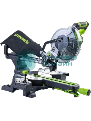 Торцовочная пила Greenworks GD24MS216 4800об/мин d=216мм