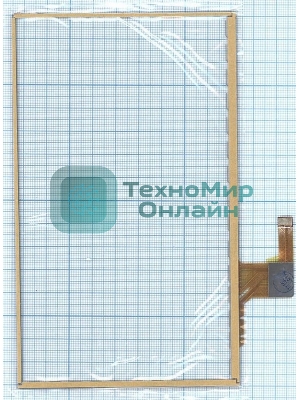 Сенсорное стекло (тачскрин) CTP070032-FPC_1.0, черное