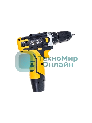 Дрель-шуруповерт Deko DKCD12FU-Li, 12 В, 2 Ач, 28 Нм, щеточный