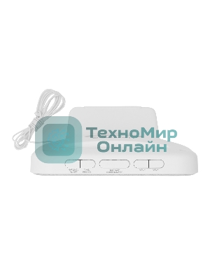 Радиобудильник Harper HCLK-2060 белый/серый - белый led