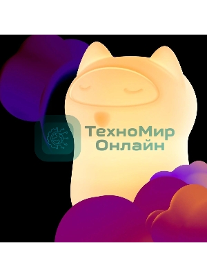 Умный детский ночник Кошка, товарный знак SBER SBDV-00125
