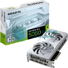 Видеокарта Gigabyte GV-N5060EAGLEOC ICE-8GD, NVIDIA GeForce RTX 5060, 8 ГБ GDDR7, 128 бит, PCI-e 5.0, 1xHDMI, 3xDP