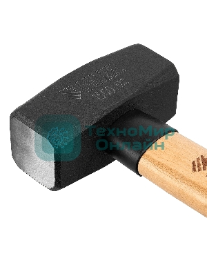 Кувалда Denzel 1500 г, кованая головка, буковая рукоятка