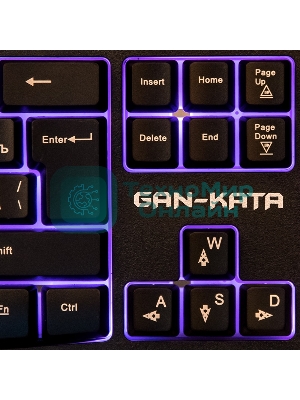 Клавиатура проводная DIALOG KGK-45U GAN-KATA