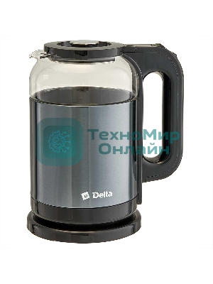 Чайник электрический DELTA DL-1115 серый