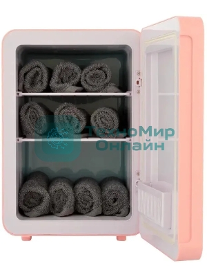 Холодильник для косметики ZÜGEL ZCR10 розовый однокамерный 10л