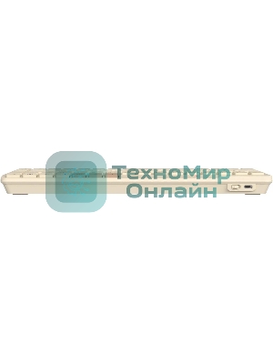 Клавиатура беспроводная A4Tech Fstyler FBK26C AS, USB, Bluetooth/Радиоканал, бежевый