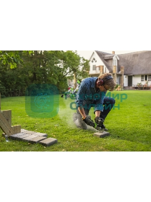 Угловая шлифовальная машина Greenworks 24В, аккумуляторная Greenworks (В комплекте с АКБ 2А·ч. и ЗУ) 3200207UA