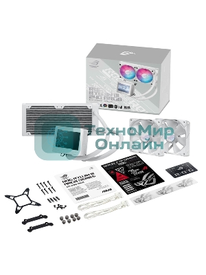 Жидкостная система охлаждения ASUS ROG RYUJIN III 240 ARGB белый 120 мм, алюминий, 2000 об/мин, 29.7 дБ, 4 pin