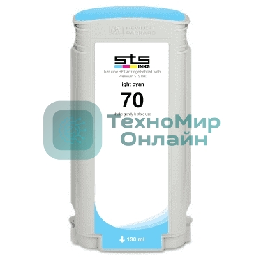 Картридж струйный HP №70 C9452A голубой для HP DJ Z2100/Z3100 (130мл)