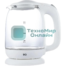 Чайник электрический BQ KT1830G, 2200Вт, 1.7л, белый