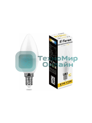 Лампа светодиодная Feron LB-770 11W 230V E14 2700K