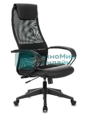 Кресло Бюрократ CH-608/BLACK TW-01 TW-11 черный, экокожа