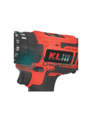Дрель-шуруповерт KLECO KE18DM-20DB, 18 В, 2 Ач, 30 Нм, щеточный, ударный