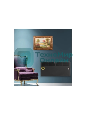 Конвектор электрический iVigo EPK4590E20 2000 Вт Черный матовый