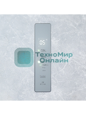 Холодильник Centek CT-1742 белый трехкамерный 267/148л морозилка снизу, No Frost, Side by Side